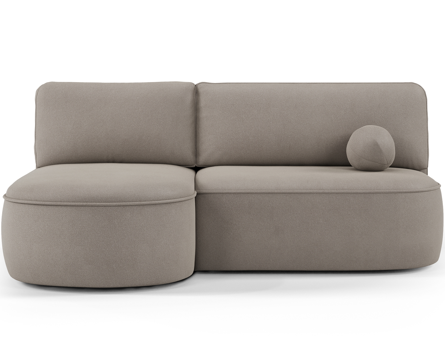 Kampinė sofa - lova Livosa Sola 18, smėlio sp., kairinė, 144 x 220 cm x 93 cm-0