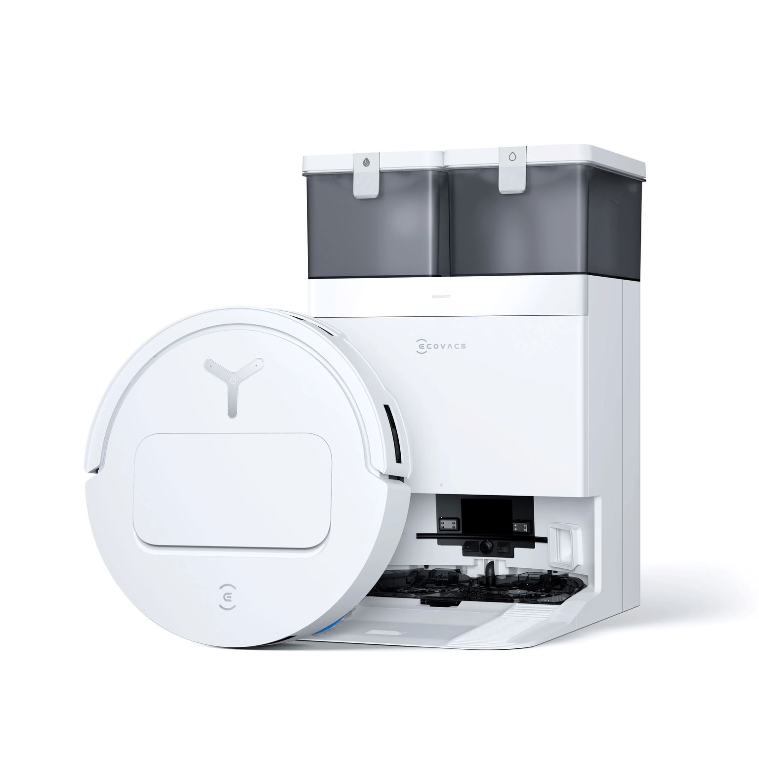 Dulkių siurblys - robotas Ecovacs DEEBOT T50 PRO OMNI, balta-1
