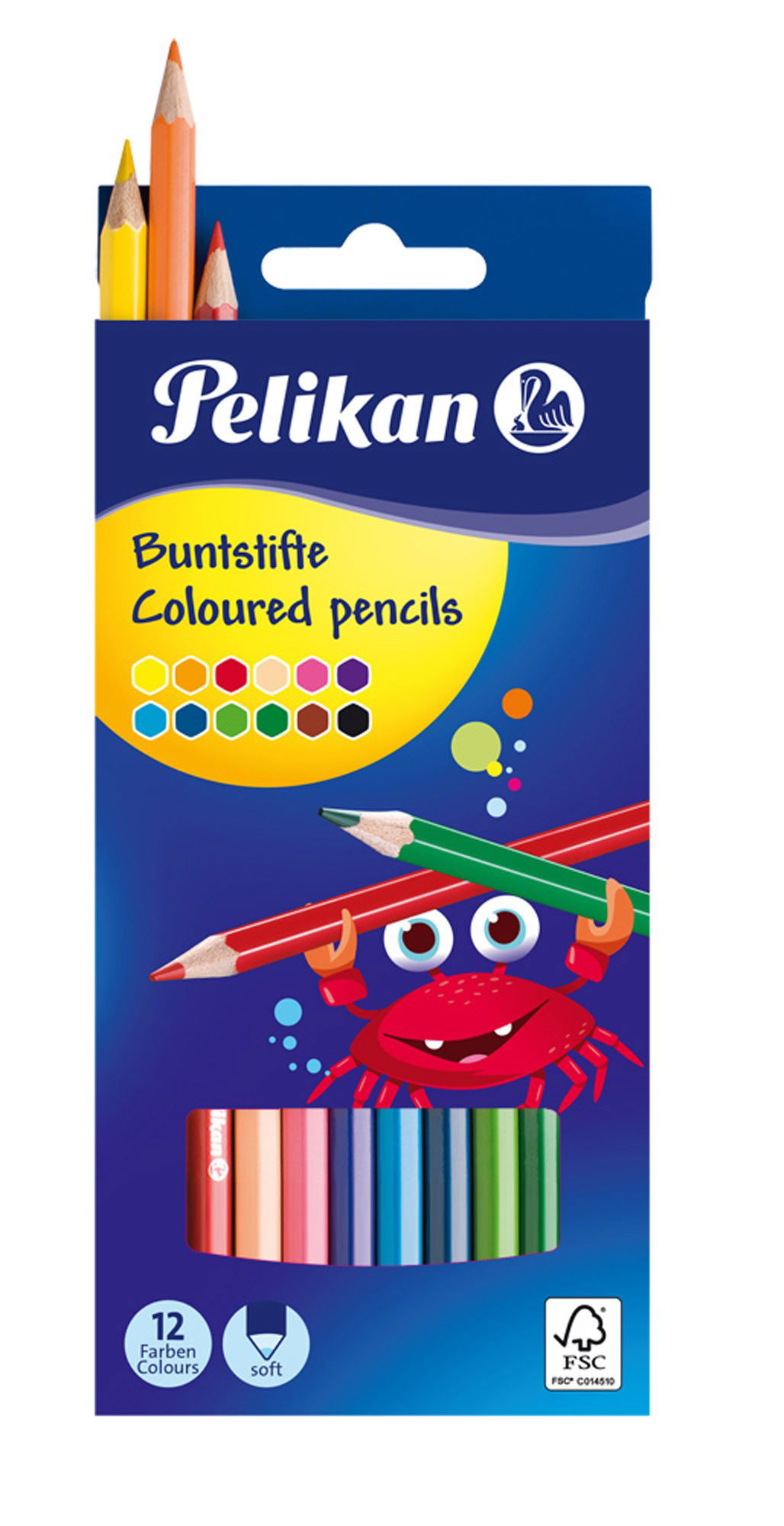 Spalvoti pieštukai, 12 spalvų-1