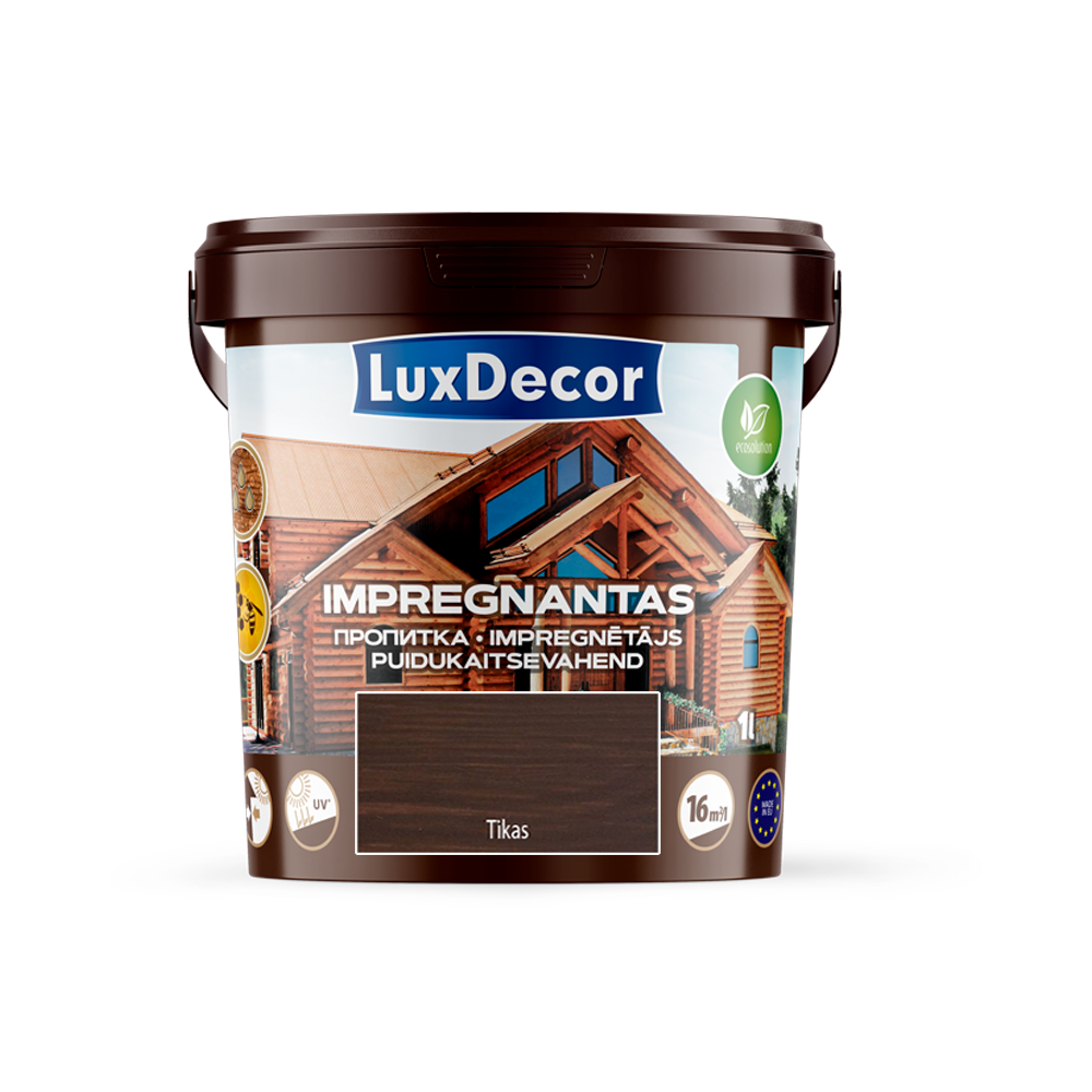 Medienos impregnantas LUXDECOR, tikmedžio sp., 1 l-0