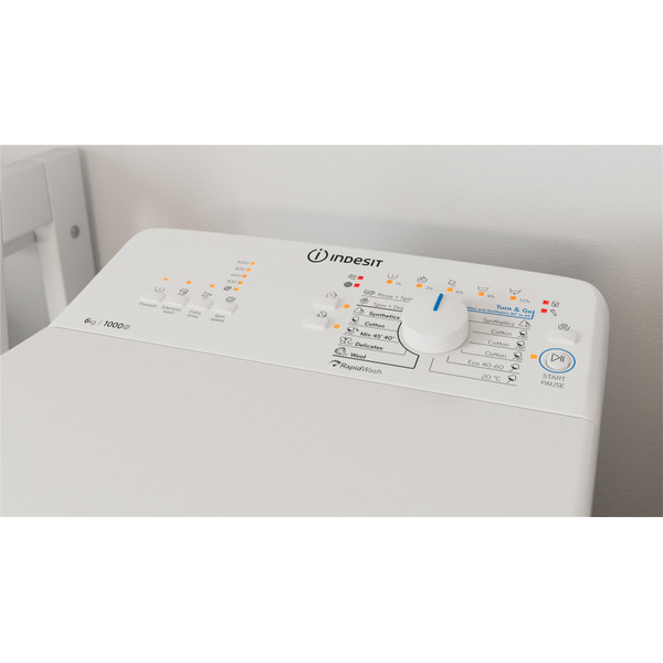 Pakraunama iš viršaus skalbyklė INDESIT BTW L60400 EE/N, 6 kg - 5