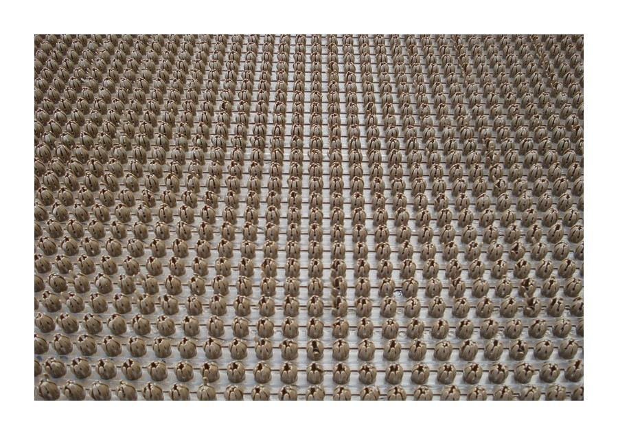 Plastikinis durų kilimėlis EASYTURF 18, rudos sp., 40 x 60 cm, 100% polietileno