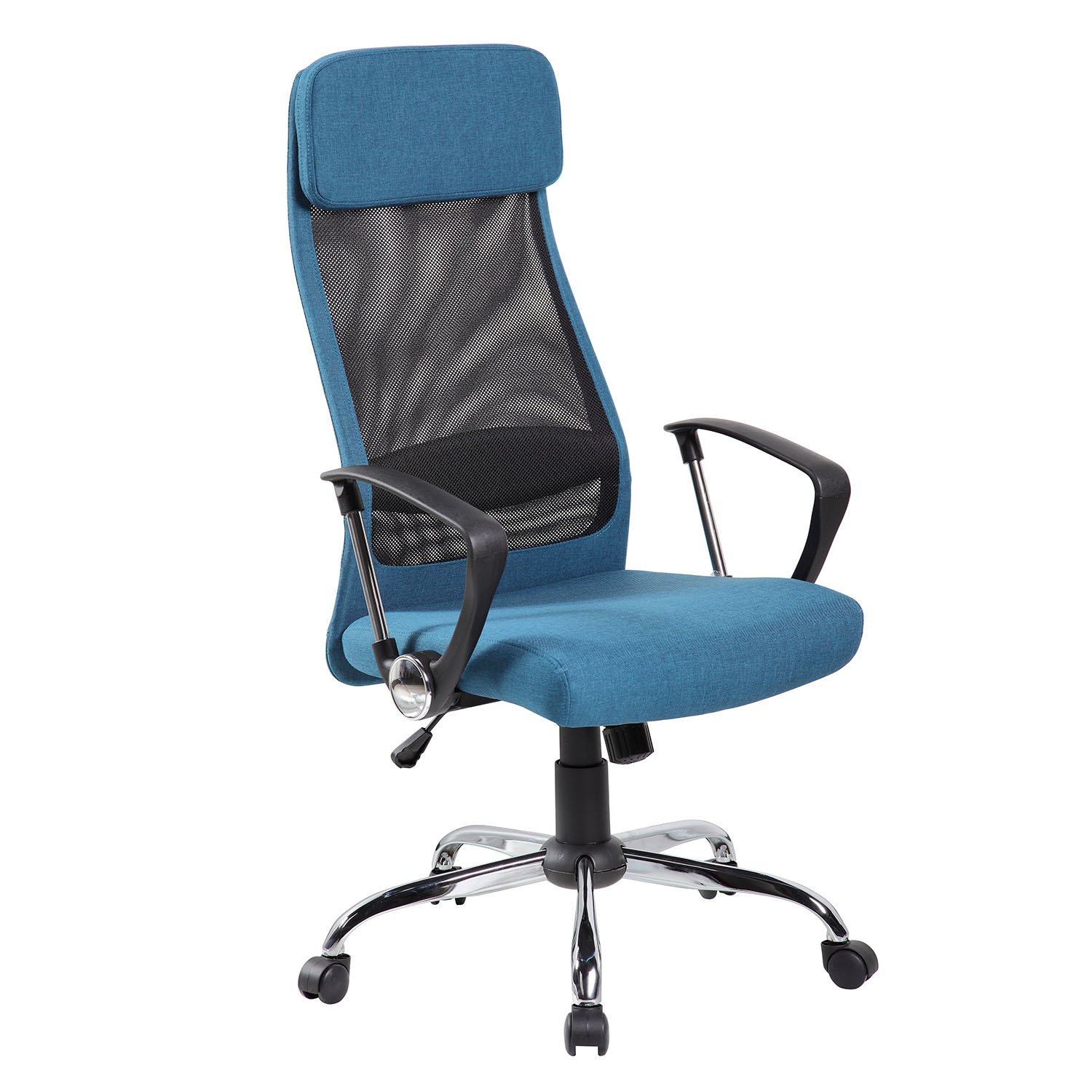 Biuro kėdė DARLA, 62x63x116-126 cm, mėlyna - 1