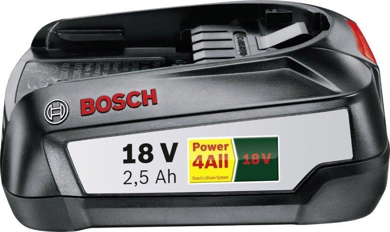 Akumuliatorius BOSCH PBA, 18 V, 2,5 Ah Li-ion-1