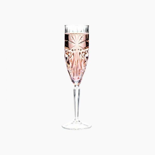 Krištolinės šampano taurės RCR OASIS, 160 ml, 6 vnt-1
