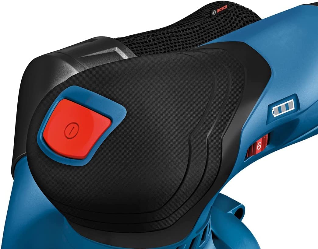Akumuliatorinis ekscentrinis šlifuoklis BOSCH PRO GEX 12V-125 solo (be akum. ir krov.) - 4