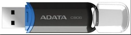 USB atmintinė Adata C906, juoda, 32 GB