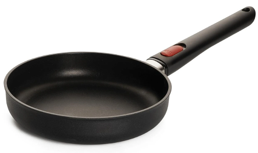 Liejinio keptuvė WOLL Diamond QXR Eco Lite, nepridegančia danga, nuimama rankena, 24 cm-0
