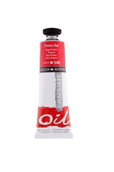 Aliejiniai dažai GRADUATE, raudonos sp., 38 ml-0