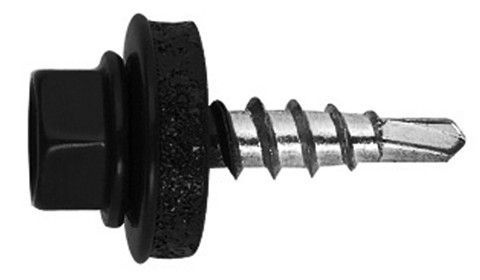 Stoginiai savisriegiai, ZN su tarpine, 4,8 x 35 mm, RAL 3009, 250 vnt.-0