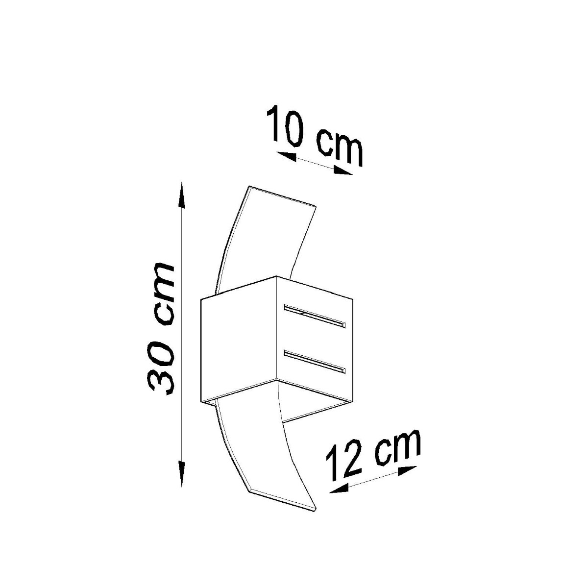 Sieninis šviestuvas SOLLUX LORETO, 40 W - 6
