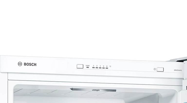 Šaldytuvas su šaldikliu BOSCH KGV39VWEA, 201 cm, baltos sp. - 3