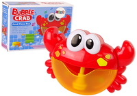 Muilo burbulų žaislas maudynėms "Krabas", raudonas - 4