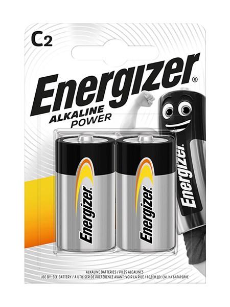 Elementai ENERGIZER Alkaline Power , C, LR14, šarminiai, 2 vnt-0