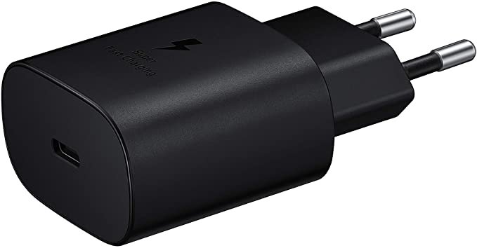 Įkroviklis Samsung, USB Type C/AC/DC, juoda