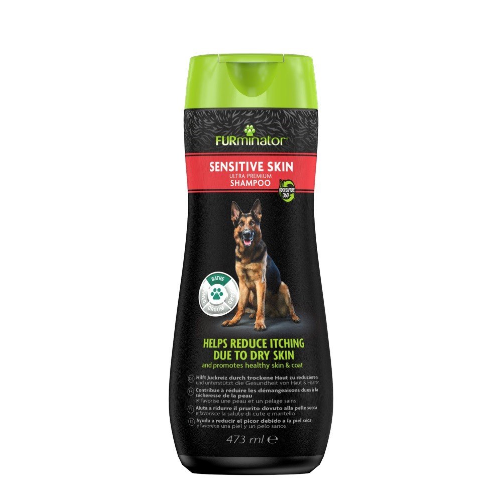 Šampūnas šunims FURminator Sensitive Skin Ultra Premium, 473 ml