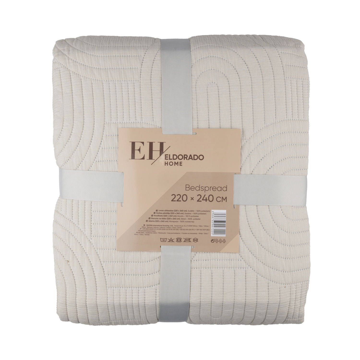 Lovos užtiesalas ELDORADO HOME, 220 x 240 cm, 2-jų spalvų, 100% poliesterio-0
