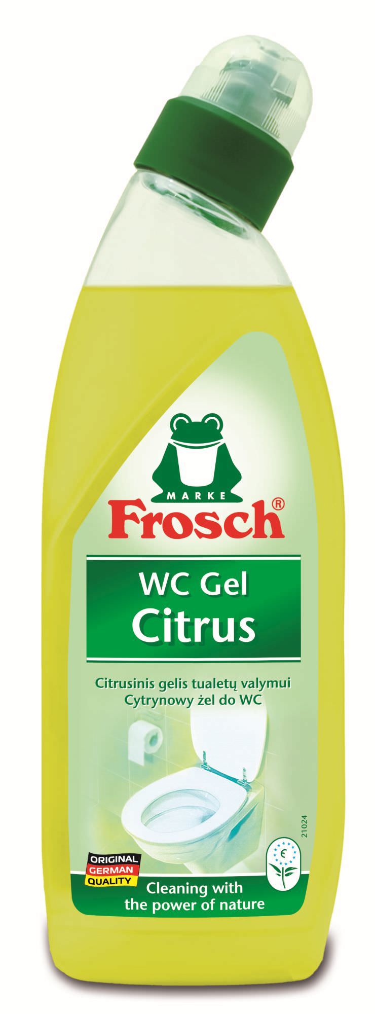 WC valiklis FROSCH, citrinų kvapo, 750 ml-0