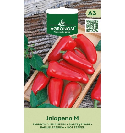 Vienamečių paprikų sėklos JALAPENO M, 0,1 g-0