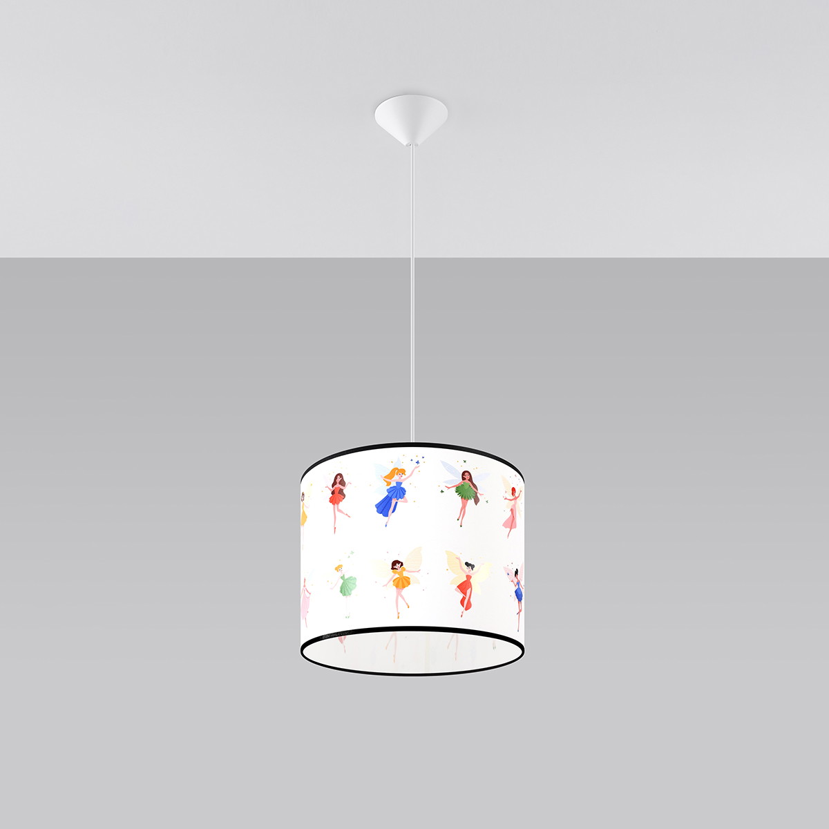 Pakabinamas šviestuvas SOLLUX FAIRY 30, 1xE27, max 15 W LED, daugiaspalvis-1