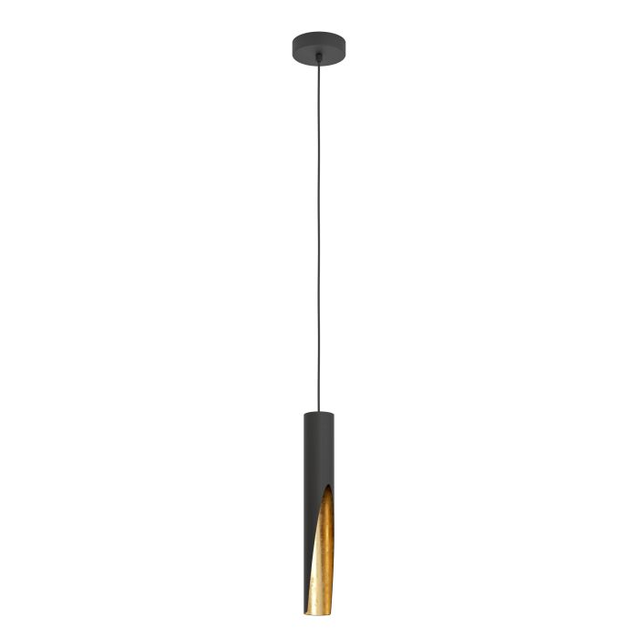 Pakabinamas šviestuvas EGLO BARBOTTO 1xGU10 4,5 W kompl. su lempute juodos sp, h110cm-0
