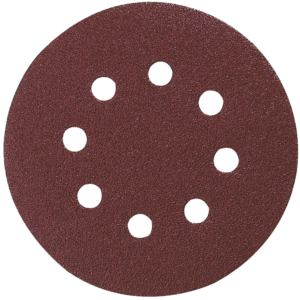 Šlifavimo diskeliai MAKITA, 125 mm, 8 skylės, K60, 10 vnt.-0