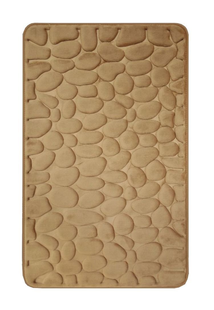 Vonios kilimėlis BENEDOMO FOAM, 50 x 80 cm, smėlio sp.