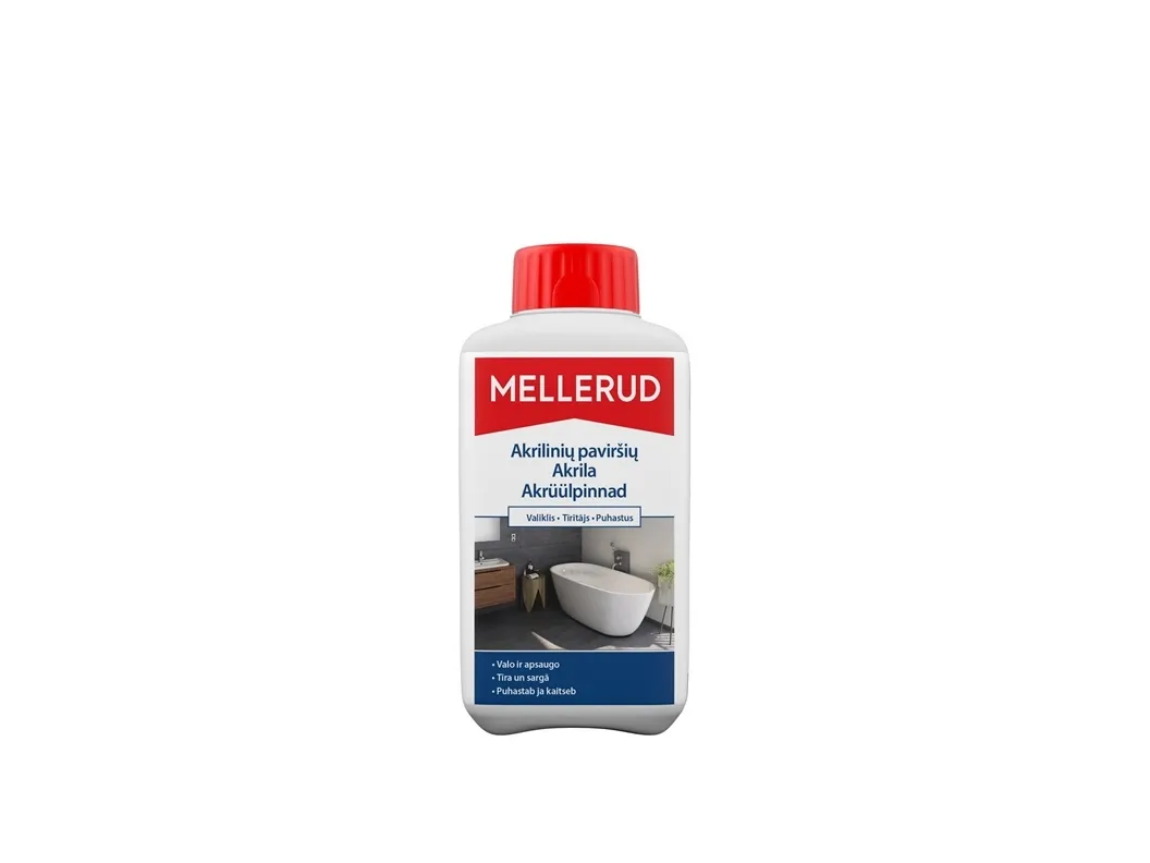 Akrilinių paviršių valiklis MELLERUD, 0,5 l-0