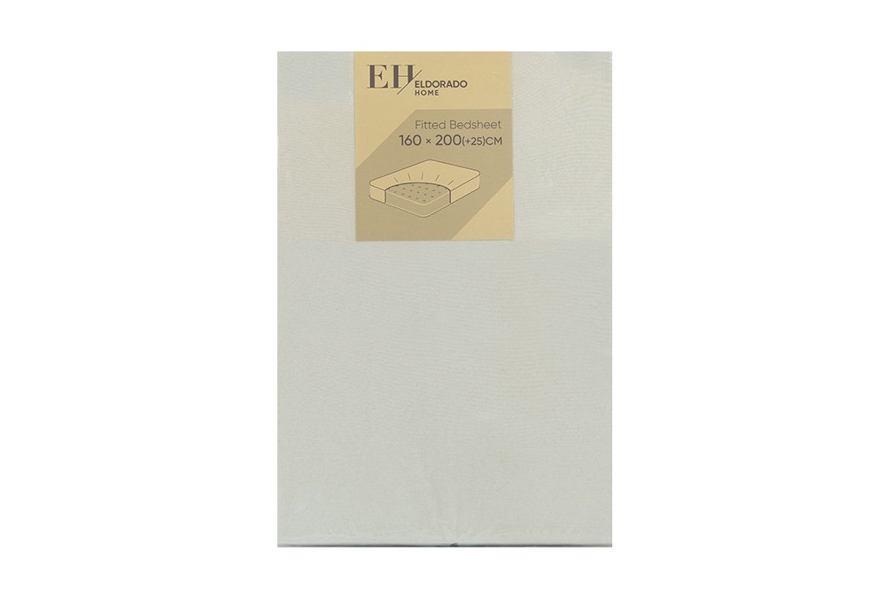 Paklodė su guma ELDORADO, 4 - ių sp., 160 x 200, 96 % medvilnė, 4 % elastanas - 1