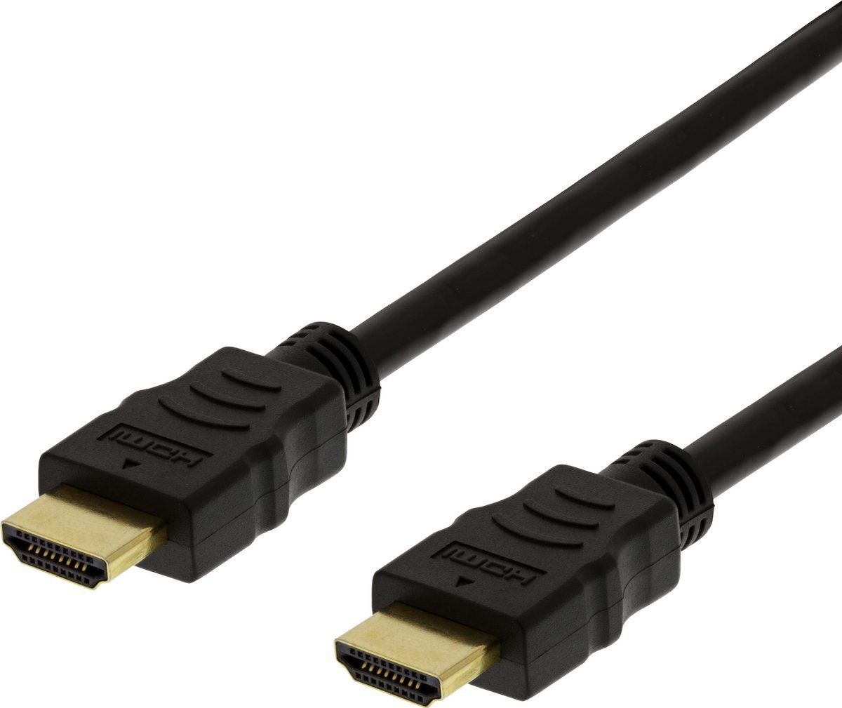 HDMI kabelis DELTACO flex, 4K UltraHD 30Hz, 5m, Juodas HDMI-1050D-FLEX