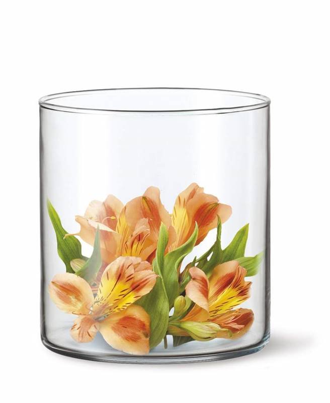 Stiklinė vaza SIMAX Drum, 17,5 cm