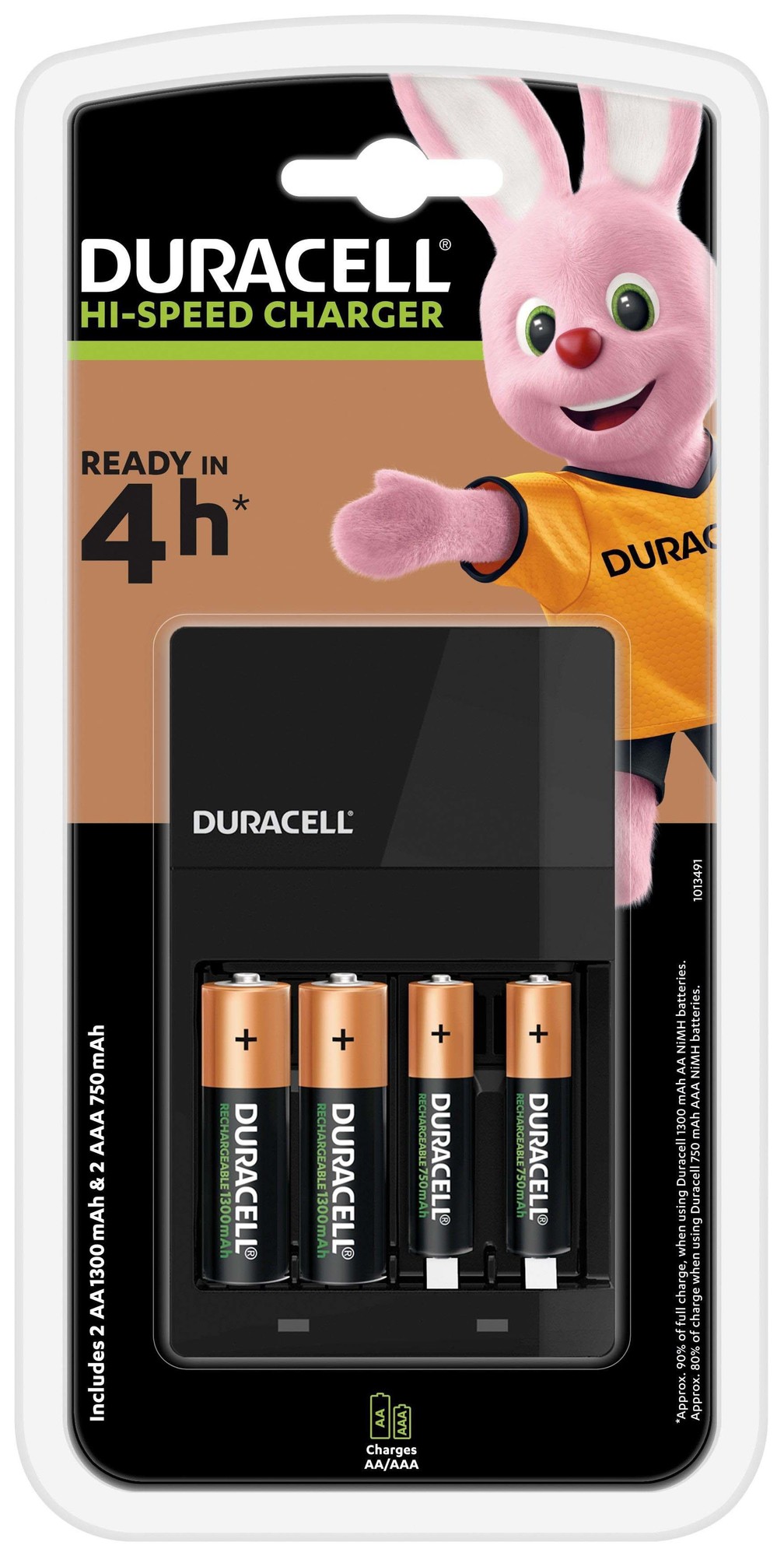 Įkroviklis DURACELL CEF14 +2AA 2AAA-0
