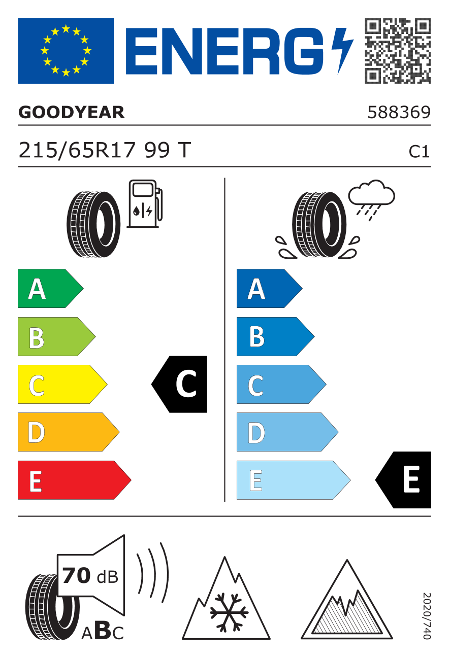 Goodyear ULTRAGRIP ICE 3 215/65R17 99 T - 2