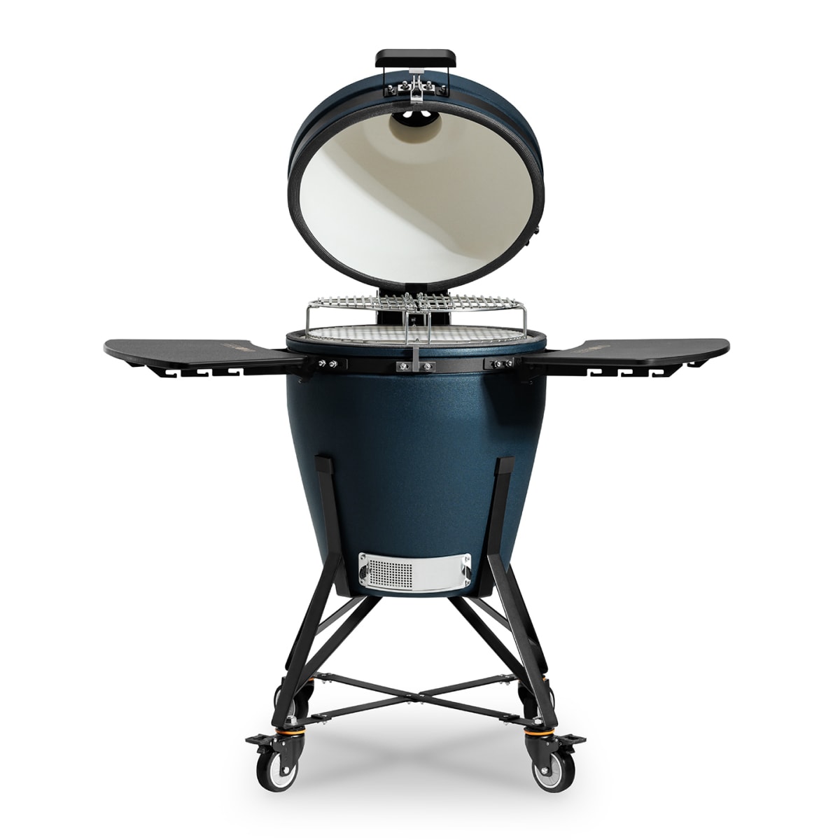 Keraminė kepsninė KAMADO BONO MEDIA EVO, 22", 56 cm, mėlynos sp. - 5