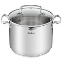 Nerūdijančio plieno puodas TEFAL DUETTO PLUS, su dangčiu, 22 cm-0