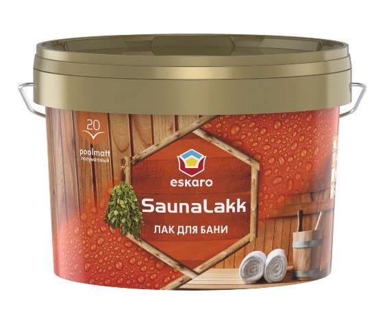 Pirties lakas ESKARO SAUNALAKK, pusiau matinis, 2,4 l-0
