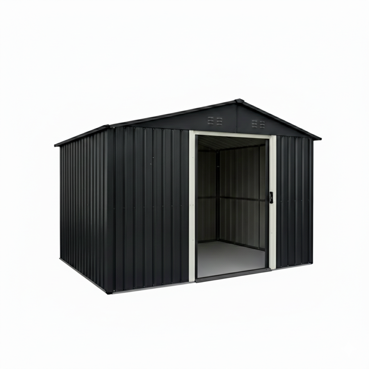 Metalinis sandėliukas, 3,82 m2, antracito-0