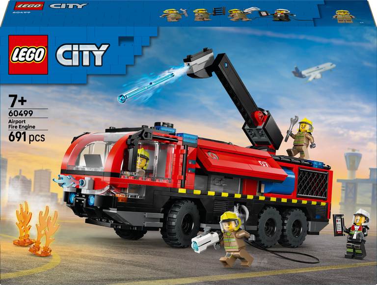 Konstruktorius LEGO City Fire Airport Fire Truck-0