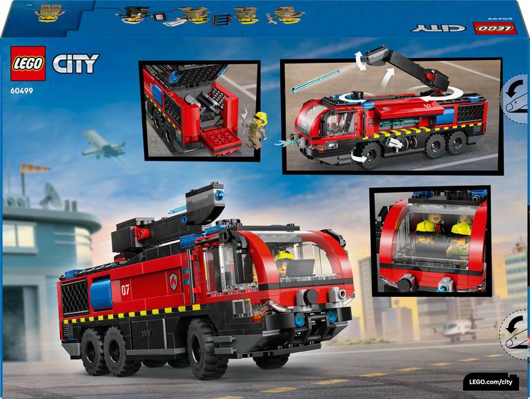 Konstruktorius LEGO City Fire Airport Fire Truck-1