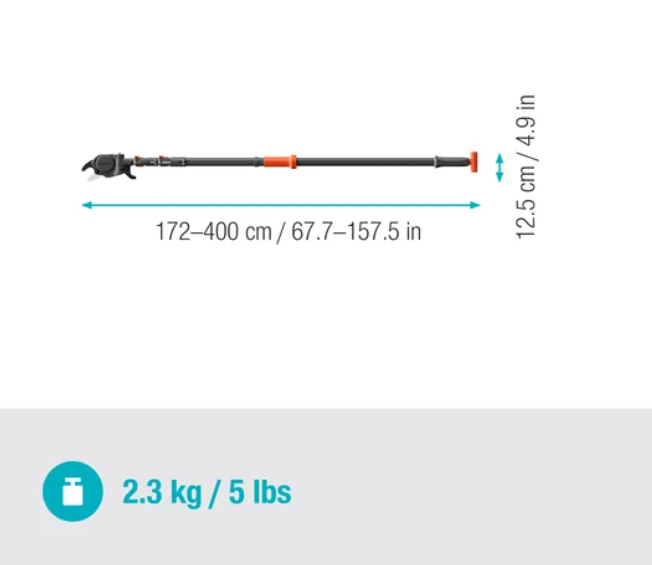 Šakų genėtuvas GARDENA StarCut Pro L, 175 - 400 cm, teleskopinis kotas - 3
