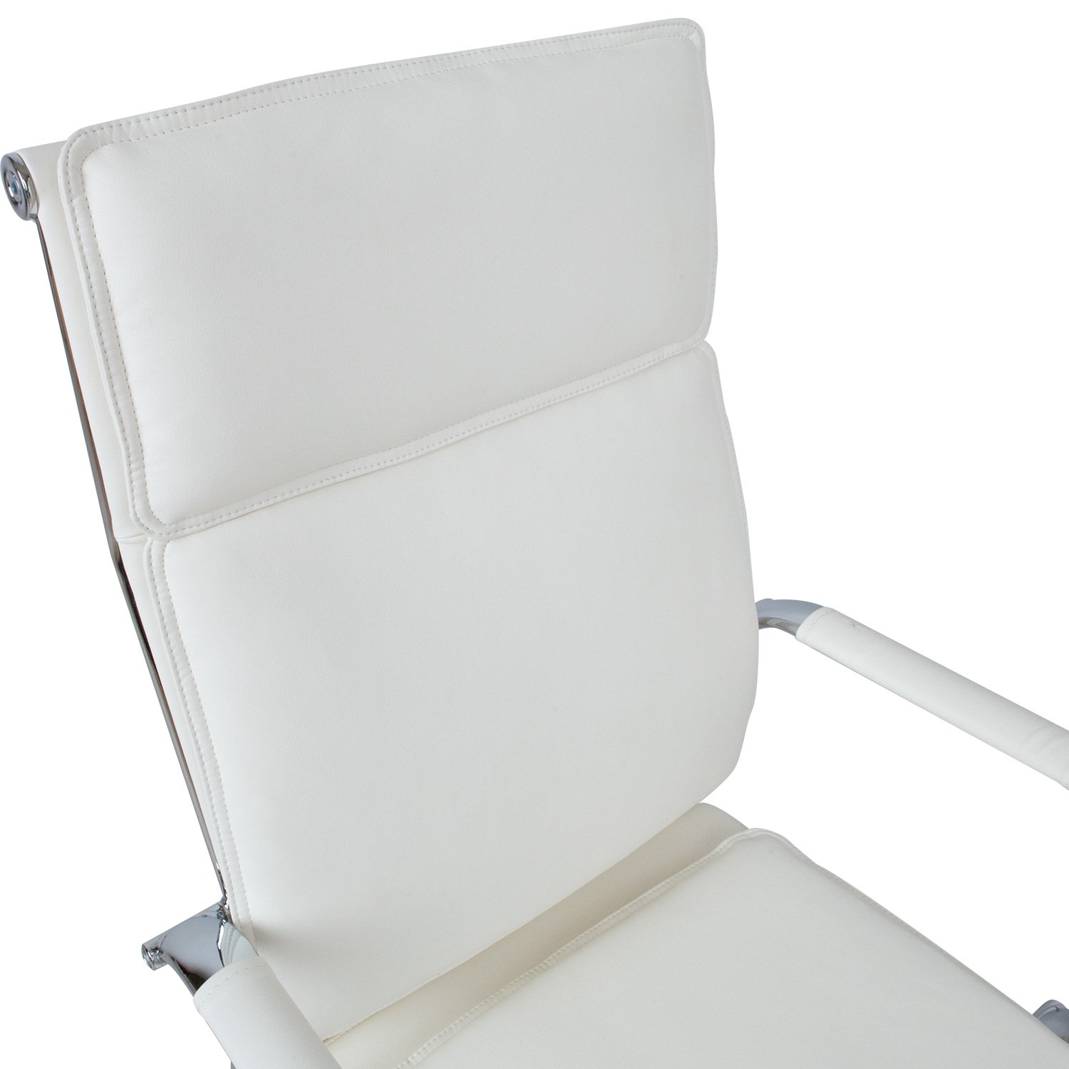 Biuro kėdė ULTRA, 54,5x60xH106,5-116,5 cm, balta - 5
