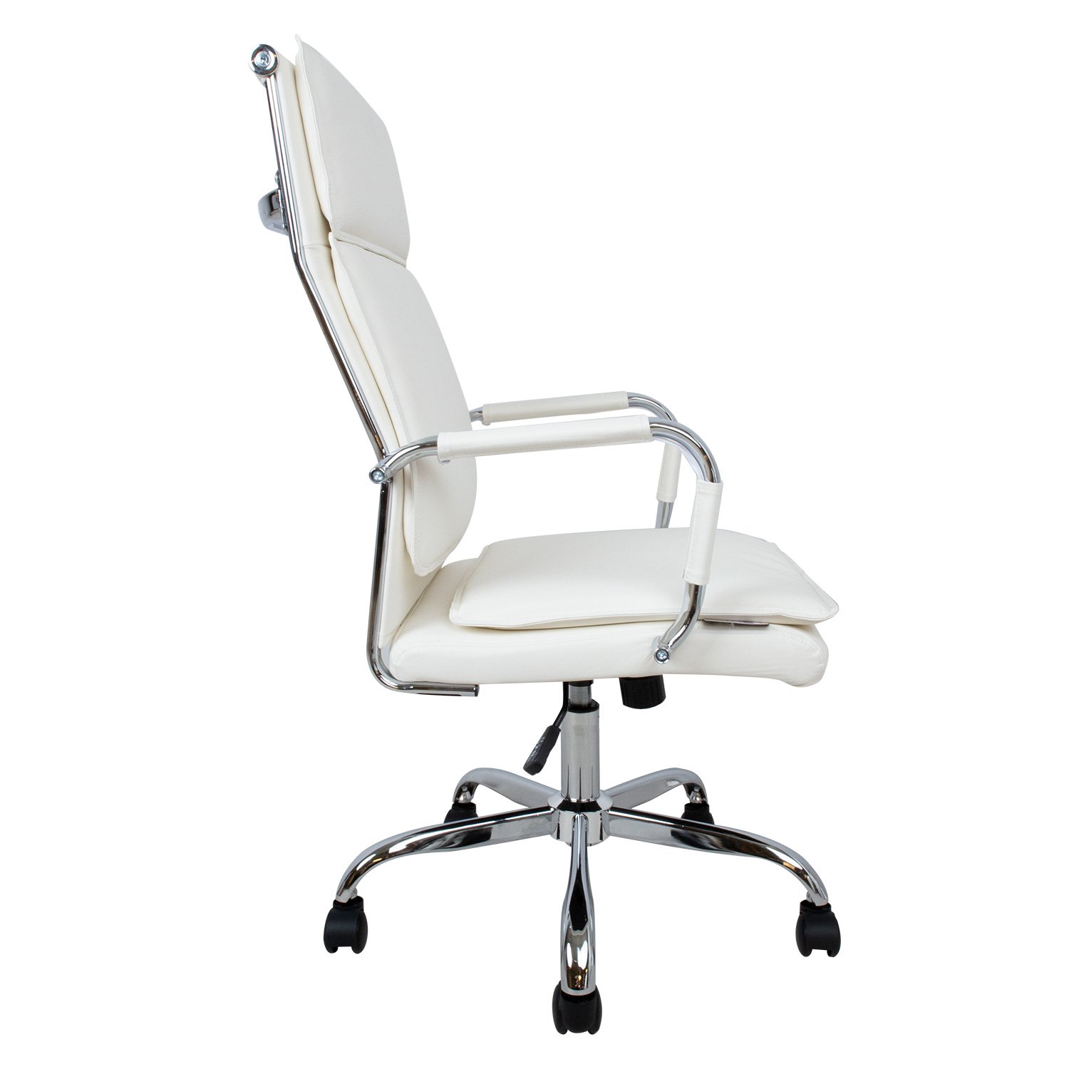 Biuro kėdė ULTRA, 54,5x60xH106,5-116,5 cm, balta - 3