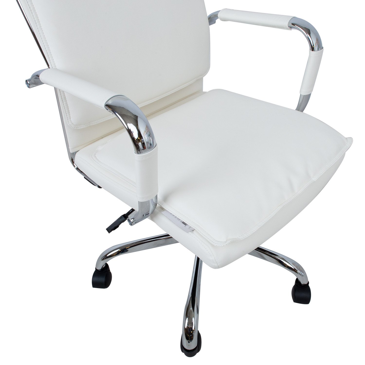 Biuro kėdė ULTRA, 54,5x60xH106,5-116,5 cm, balta - 6