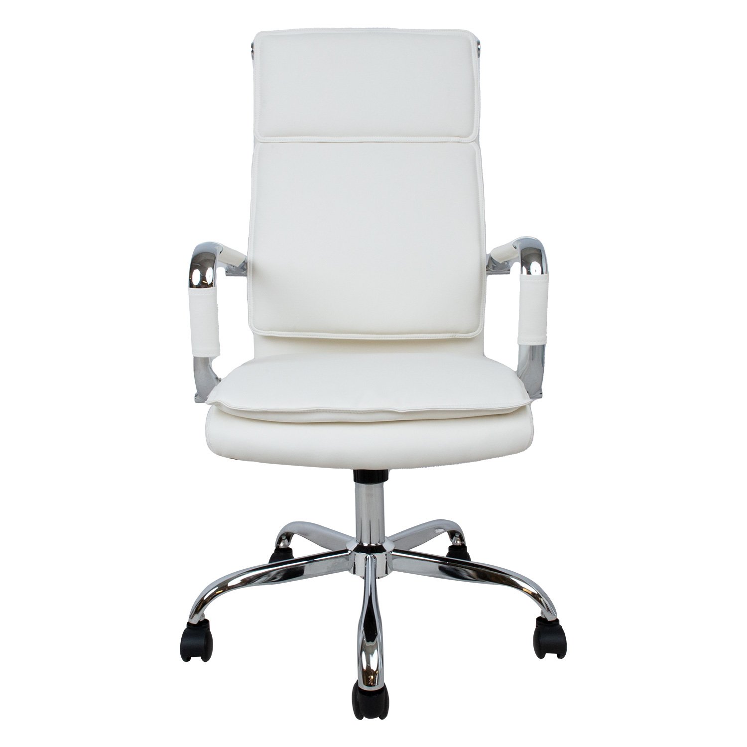 Biuro kėdė ULTRA, 54,5x60xH106,5-116,5 cm, balta - 2