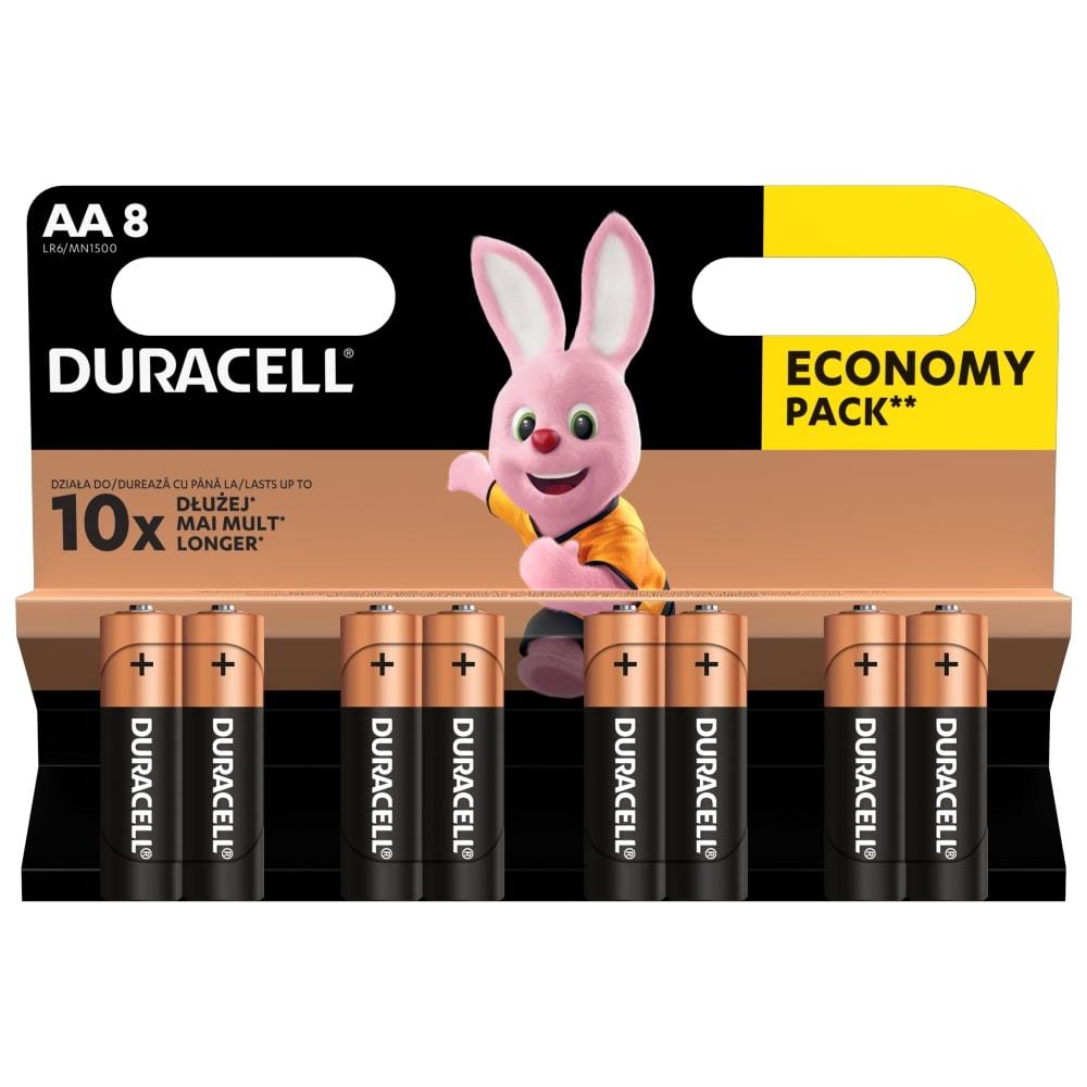 Elementai DURACELL AA, LR6, 8vnt-0