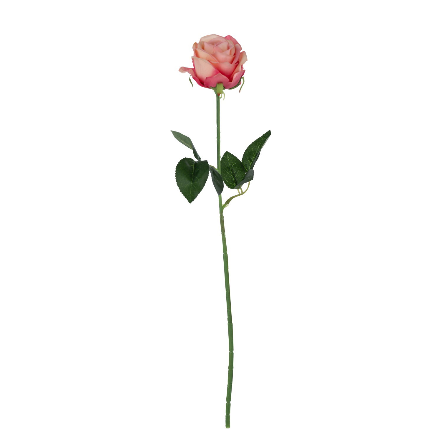 Dirbtinė gėlė ROSE, 4 spalvų, 43 cm-1