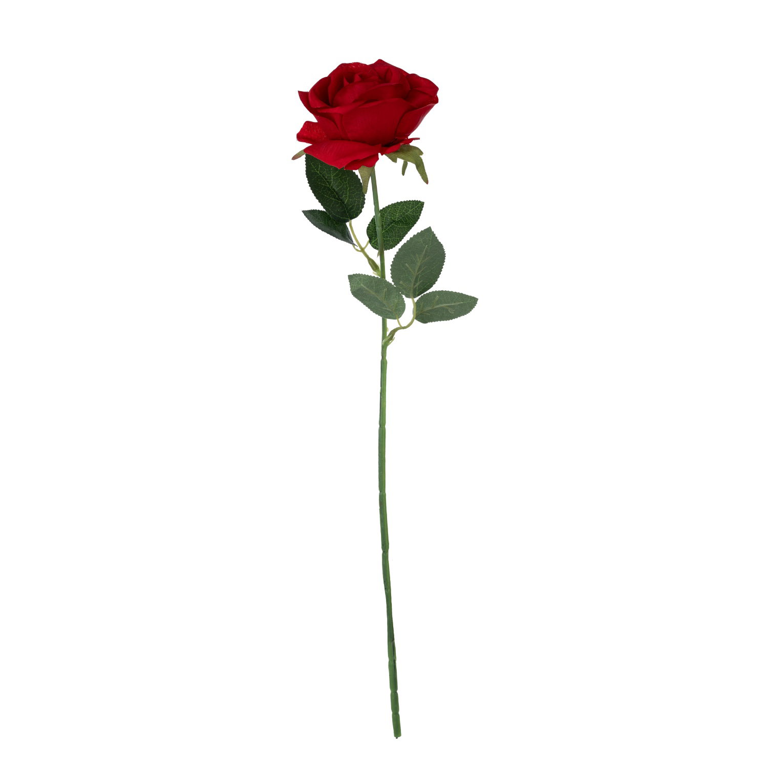 Dirbtinė gėlė ROSE, 4 spalvų, 43 cm-0