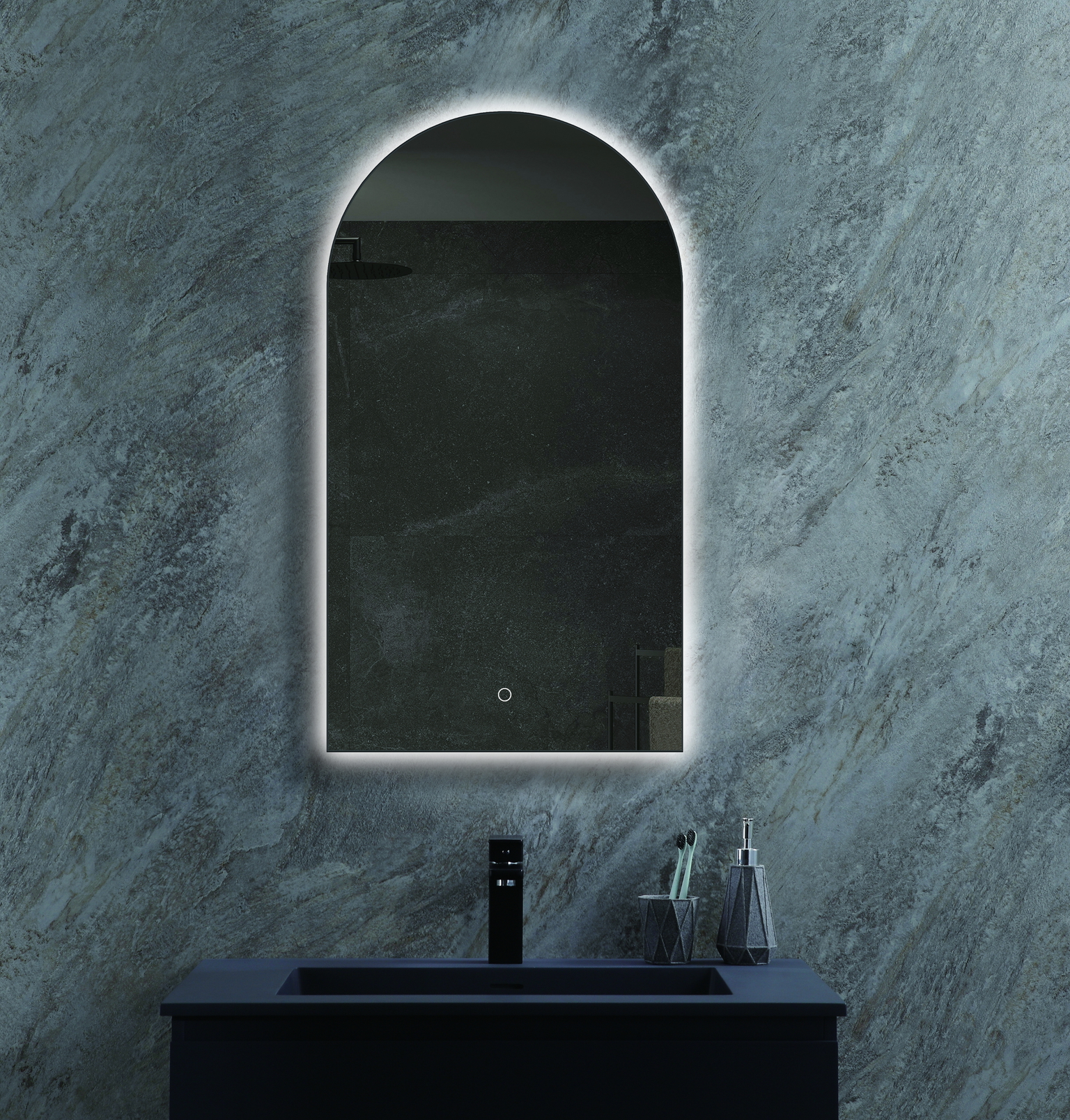Vonios veidrodis VENTO UMBRIA, LED 2700-6500K, antiras., sens. jungikl., 50 x 90 cm-1