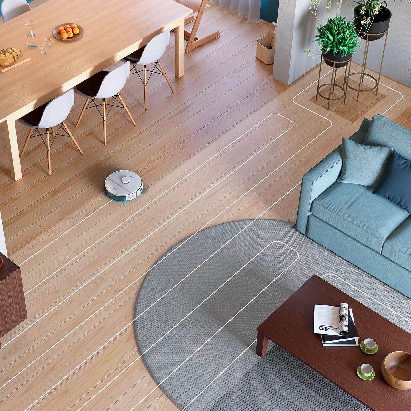 Dulkių siurblys - robotas su stotele PHILIPS XU2100/25 - 6