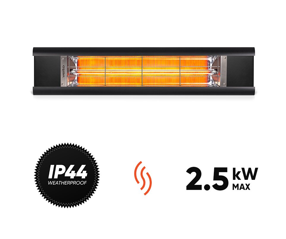 Anglies pluošto infraraudonųjų spindulių šildytuvas Veito Aero 06-00231-0